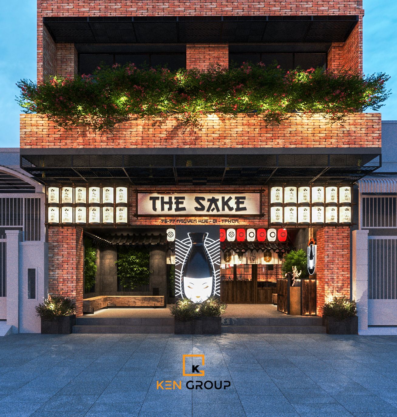 Thiết kế nhà hàng  The Sake